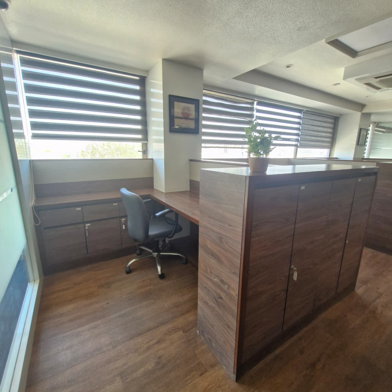 Individual desk view 3